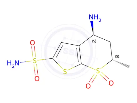 Chemical structure of Dorzolamide EP Impurity D (Free Base)