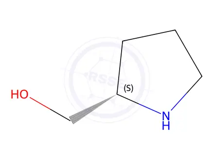 Chemical structure of (S)-(+)-Prolinol