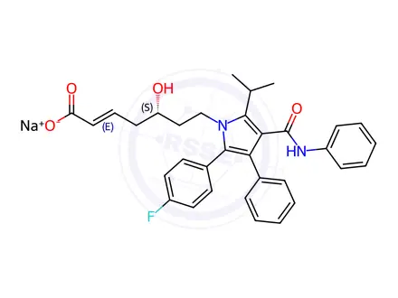 Chemical structure of Atorvastatin Impurity N