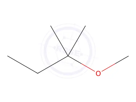 Chemical structure of tert-Amyl methyl ether