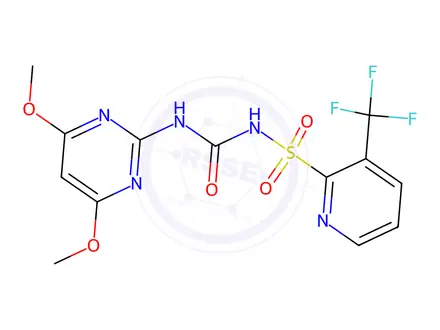 Chemical structure of Flazasulfuron