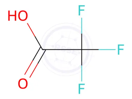 Chemical structure of Oxazolo[4,5-c]pyridine, 4,5,6,7-tetrahydro-, 2,2,2-trifluoroacetate (1:1)