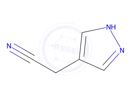 Chemical structure of 2-(1H-Pyrazol-4-yl)acetonitrile