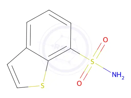 Chemical structure of 1-Benzothiophene-7-sulfonamide