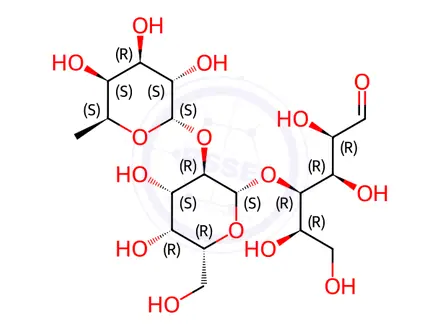 Chemical structure of 2'-Fucosyllactose