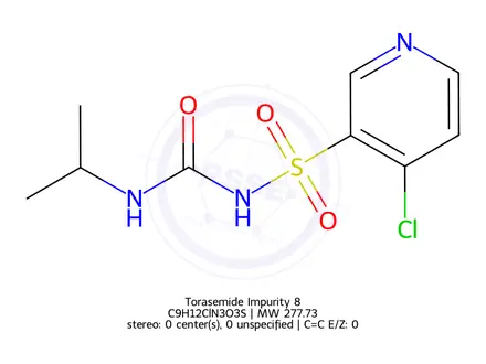 Chemical structure of Torasemide Impurity 8