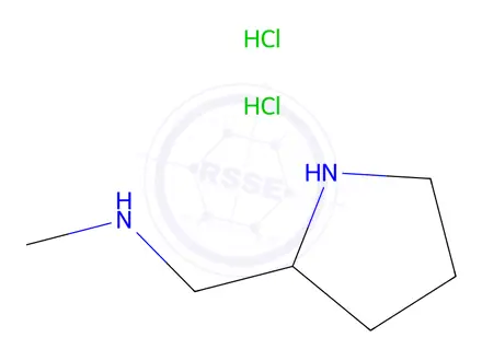 Chemical structure of (S)-N-methyl(pyrrolidin-2-yl)methanamine dihydrochloride