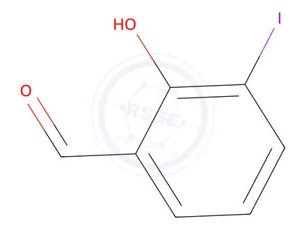 Chemical structure of 3-Iodo-2-hydroxybenzaldehyde