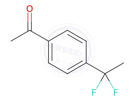 Chemical structure of 1-(4-(1,1-Difluoroethyl)phenyl)ethanone
