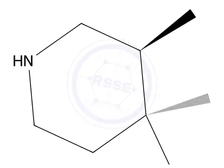 Chemical structure of (3R,4S)-3,4-Dimethylpiperidin-4-ol