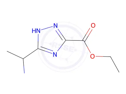 Chemical structure of Ethyl 3-(1-aminoethyl)-1h-1,2,4-triazole-5-carboxylate