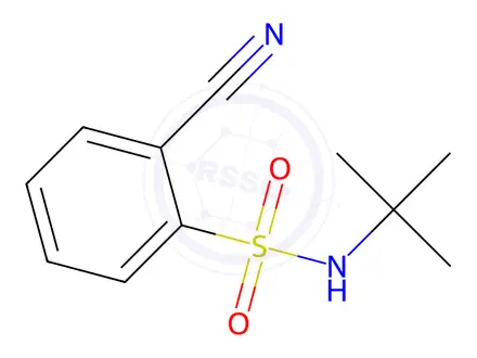 Chemical structure of n-(Tert-butyl)-2-cyanobenzenesulfonamide