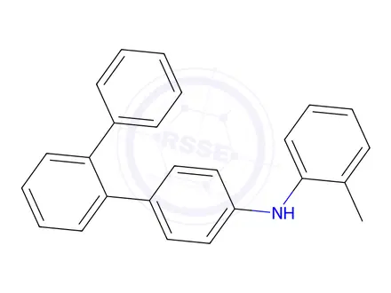 Chemical structure of N-(o-tolyl)-[1,1':2',1''-terphenyl]-4-amine