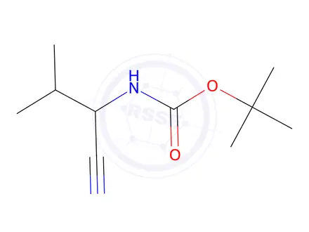 Chemical structure of Boc-D-Val-nitrile