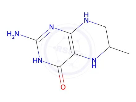 Chemical structure of 2-Amino-5,6,7,8-tetrahydro-6-methyl-4(1H)-pteridinone Dihydrochloride