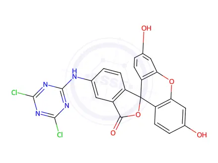 Chemical structure of [5-(4,6-Dichlorotriazinyl)aminofluorescein]