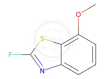 Chemical structure of 2-Fluoro-7-methoxybenzothiazole