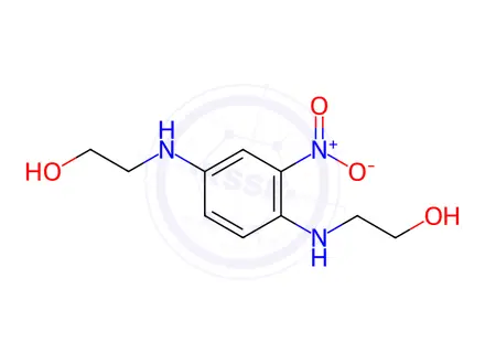 Chemical structure of 2,2'-((2-Nitro-1,4-phenylene)bis(azanediyl))diethanol