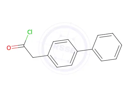 Chemical structure of 2-(Biphenyl-4-yl)acetyl chloride