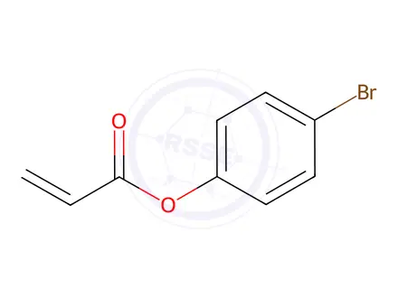 Chemical structure of 4-Bromophenyl Acrylate