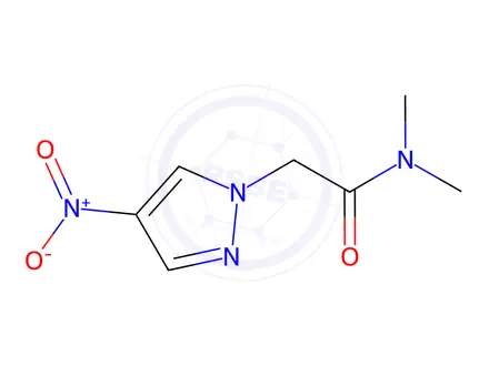 Chemical structure of N,N-dimethyl-2-(4-nitro-1H-pyrazol-1-yl)acetamide
