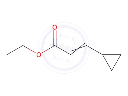 Chemical structure of 3-Cyclopropyl-2-propenoic Acid Ethyl Ester