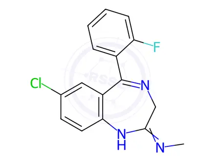 Chemical structure of Midazolam Impurity 74