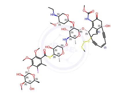 Chemical structure of Calicheamicin γ1