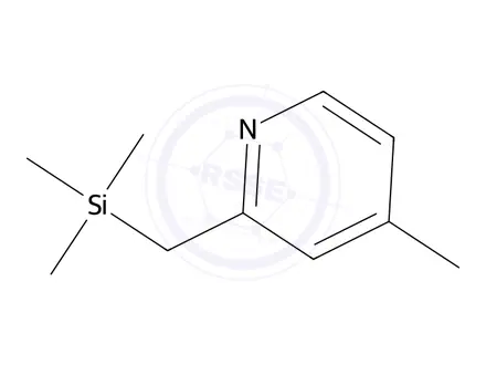 Chemical structure of 4-Methyl-2-((trimethylsilyl)methyl)pyridine