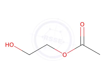 Chemical structure of 2-hydroxyethyl acetate