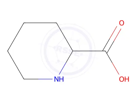 Chemical structure of DL-Pipercolinic acid
