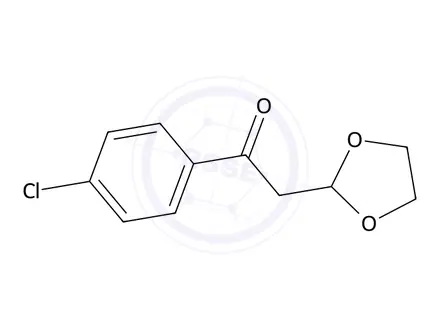 Chemical structure of 1-(4-Chloro-phenyl)-2-(1,3-dioxolan-2-yl)-ethanone