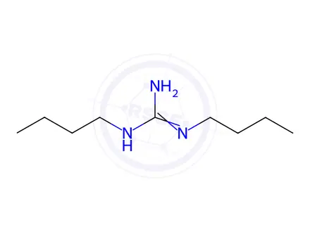 Chemical structure of Guanidine, N,N'-dibutyl-