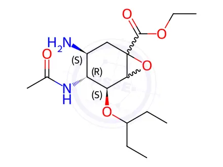 Chemical structure of Oseltamivir Impurity 310