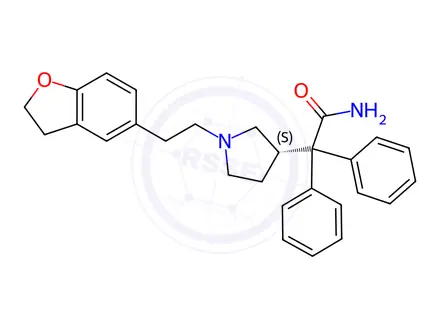 Chemical structure of Darifenacin
