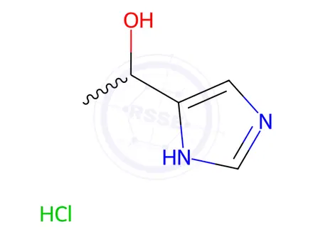 Chemical structure of 1-(1H-Imidazol-4-yl)ethan-1-ol hydrochloride