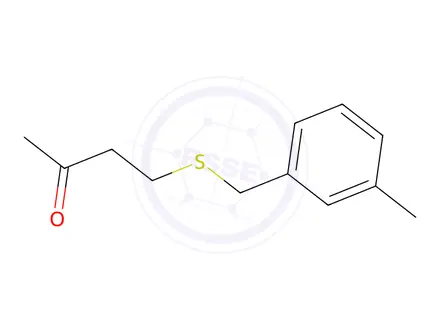 Chemical structure of 4-((3-Methylbenzyl)thio)butan-2-one