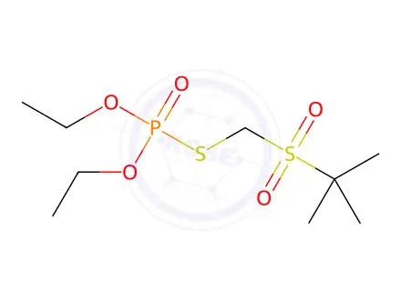 Chemical structure of Terbufos Impurity 4 (Terbufoxon Sulfone)