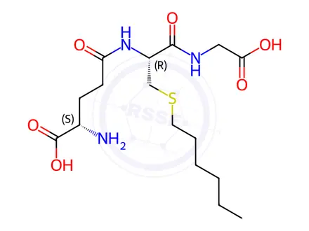 Chemical structure of N5-((R)-1-((Carboxymethyl)Amino)-3-(Hexylthio)-1-Oxopr