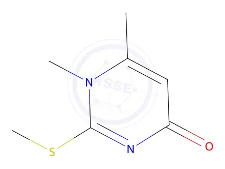 Chemical structure of 1,6-Dimethyl-2-(methylthio)pyrimidin-4(1H)-one