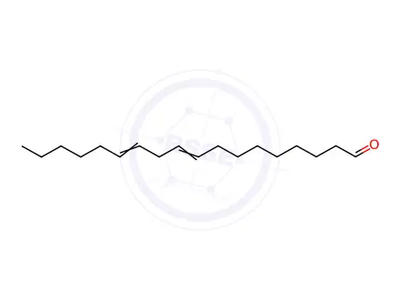 Chemical structure of (9Z,12Z)-9,12-Octadecadienal