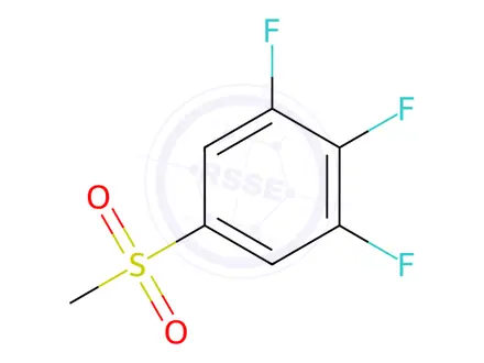 Chemical structure of Benzene, 1,2,3-trifluoro-5-(methylsulfonyl)-