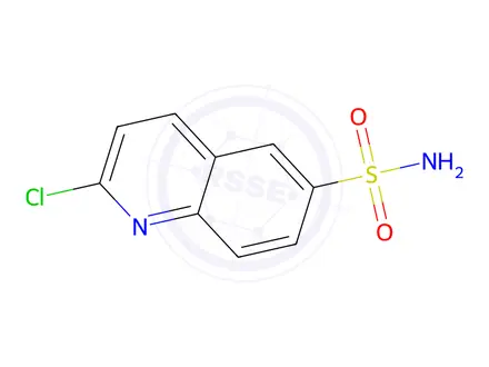 Chemical structure of 2-Chloroquinoline-6-sulfonamide