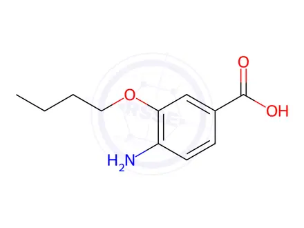 Chemical structure of Oxybuprocaine Hydrochloride Impurity 2 (Oxybuprocaine Hydrochloride EP Impurity B)