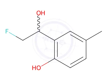 Chemical structure of α-(Fluoromethyl)-2-hydroxy-5-methylbenzenemethanol