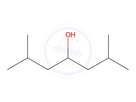 Chemical structure of 2,6-Dimethyl-4-heptanol(Diisobutylcarbinol)