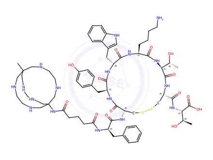 Chemical structure of SarTATE