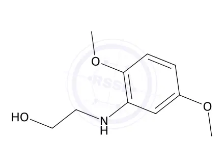 Chemical structure of 2-((2,5-Dimethoxyphenyl)amino)ethan-1-ol