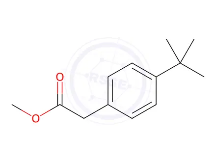 Chemical structure of Methyl 2-(4-(tert-Butyl)phenyl)acetate