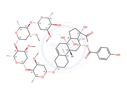 Chemical structure of Otophylloside O